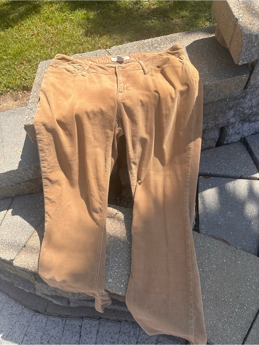 Banana Republic Tan Corduroy Bootcut Pants